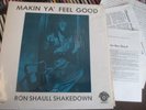 RON SHAULL SHAKEDOWN lp w/inserts _ Makin Ya Feel Good _ private jazz funk, 1976