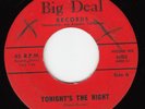 SCARCE DOO WOP 45 THE CHIFFONS TONIGHT'S THE NIGHT BIG DEAL 6003 NICE COND HEAR
