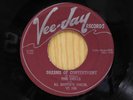 The Dells 45 (doo wop) Dreams Of Contentment / Zing Zing  Vee-Jay VG+ to VG++