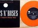 EX/EX GUNS N ROSES SINCE I DON'T HAVE YOU ORANGE 7