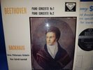 SXL 2178 WBg ED1 *BACKHAUS* BEETHOVEN CTOS NOS.1 & 2* VPO* SCHMIDT-ISSERSTEDT*