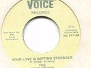 The  Four Voices   **   Your Love Is Getting Stronger  **   VOICE   RE- ISSUE