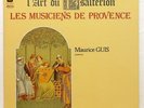 LES MUSICIENS DE PROVENCE - MACHAULT, GERVAISE L'Art du Psaltérion ARION LP NM