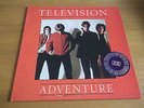 TELEVISION ADVENTURE ORIGINAL US PROMO LP W/L PUNK STICKER INSERT RARE NM
