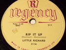 Regency 511 Little Richard Rip It Up / Ready Teddy 78 RPM E E RARE