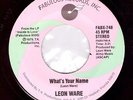 Northern Soul USA Original - Leon Ware - What's Your Name ?Hear?