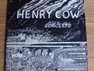 Henry Cow Concerts Vinyl LP Compendiunm Records FIDARDO1