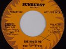 THE “E” TYPES: She Moves Me ’66 GARAGE ROCK Promo 45 NM- Superb HEAR