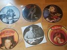 Picture Disc Konvolut 6 x F.  Domino, J. L. Lewis, S. Stevens, B. Holly, J. Cash