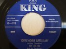 ROY MILTON One Zippy Zam/You're gonna suffer baby 45 - KING - Play Tested VG+