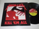 METALLICA/KILL´EM ALL  LP 1983 UK MEGAFORCE MUSIC FOR NATIONS MFN 7