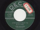 '57 Classic Rockabilly YORK BROTHERS Everybody's Tryin' To Be My Baby VG+ HEAR