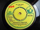 SPONTANEOUS COMBUSTION, GAY TIME NIGHT/SPACESHIP, UK HARVEST 45/1972, RARE PSYCH