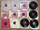 VINTAGE set of 12 vinyl records 78rpm - REGAL with sleeves