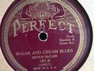 EVANS & MCCLAIN PERFECT 185 BLUES 78 RPM E-/V+ BAD CRACK