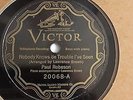 Paul Robeson – 78rpm 10-inch single – Victor V.E. #20068