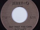 Doo Wop R&B 45 WILLIE LOGAN & PLAIDS Say That You Care JERRY-O HEAR VG++