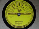 1956 Rockabilly 78 rpm WARREN SMITH Ubangi Stomp / Black Jack David  SUN 250