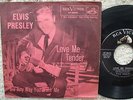 Elvis Presley - Love Me Tender / Anyway You Want Me- RARER USA 45 + DARK PINK PS