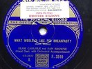 ELSIE CARLISLE & SAM BROWNE - ‘WHAT WOULDJA LIKE FOR BREAKFAST?’ DECCA F3510