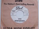 Northern Soul ARTHUR ALEXANDER Anna DOT 16387 White Label Promo 45 HEAR