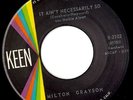 Soul northern soul popcorn Milton Grayson It aint necessarily so