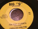 Fabulous King Pins 45 Iowa 60s Garage Rock Super Rare Vg Cond