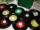 50's Record Case +(50) Late 50's & Early 60's 45-rpm Records - 45's LISTED Below