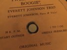 BLUES EVERETT (Joshua) Johnson 12st Boogie/Times Aint used2 be (Private label)