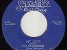 DANDERLIERS - States 160 - My Love / She's Mine - 1956 DOO-WOP 45 (original)