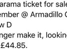 Bananarama Concert Ticket