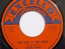 Carol Fran-One Look At You Daddy/Emmitt Lee-Rare R&B 45-Excello 2118-VG+ HEAR