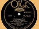 JAZZ 78 : FRANKIE TRUMBAUER ORCH W/ BIX ON OKEH ELECTRIC 41209