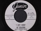 SENSATIONS WITH YVONNE BAKER: I Can't Change / Mend The Torn Pieces 45 (dj, Nor