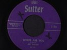 ART DECOU: I Cried A Million Tears / Where Are You 45 (xol, plays fine)