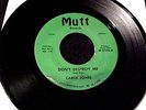 CAROL JONES Don't Destroy Me/Problem Child NORTHERN SOUL 45 Mutt w/ strings HEAR