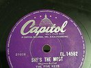 THE FIVE KEYS she's the most/i dreamt heaven HOWARD INDIA RARE 78 RPM RECORD VG+