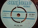 DUDLEY SIBLEY RUN BOY RUN / A MESSAGE OF OLD ORIGINAL UK COXSONE 45 CLIP