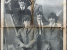 THE BEATLES 1964 LIVERPOOL ECHO NEWSPAPER SOUVENIR . 11 JULY 1964 . SIGNATURES