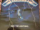metallica rare ride the lightning double vinyl 1984 1st issue