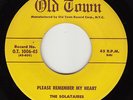 SOLATAIRES - Old Town 1006/1006 - Please Remember My Heart - DOO-WOP VG+ (orig)