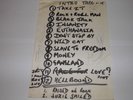 Tygers of Pan Tang - Vintage Setlist FULLY SIGNED Reading 1981 John Sykes NWOBHM