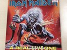 Iron Maiden A Real Live One - UK vinyl LP record 1st press EMD1042 EMI 1993