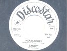 Sandy and the Voodoos – Heartaches / When the night is blue – Single – 45 rpm