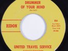 Psych Garage 45 UNITED TRAVEL SERVICE Drummer Of Your Mind RIDON HEAR