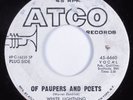 Psych Rock 45 WHITE LIGHTNING Of Paupers & Poets ATCO promo HEAR