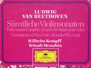 Beethoven : Complete Violin Sonatas Wilhelm Kempff/Yehudi Menuhin 5 x LP Box set