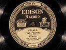 78 RPM --  Phil Napoleon and His Orch. / Dave Kaplan Orch., Edison 52147, E Jazz