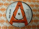 Bob Dylan - Maggie's Farm 1965 UK 45 CBS DEMO