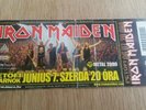Iron Maiden Ticket Budapest 2000 Old used Stub